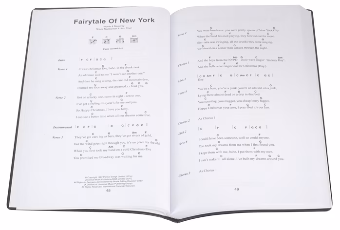 MS The Little Black Book of 4-Chord Songs - Songbuch