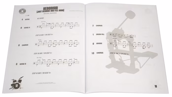 MS Drum Along: 10 Classic Rock Songs Reloaded - Schlagzeug-Noten