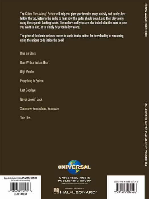 MS Guitar Play-Along: Kenny Wayne Shepherd - Gitarrenschule für Anfänger