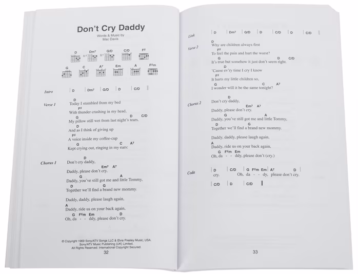 MS The Little Black Songbook: Elvis - Songbuch