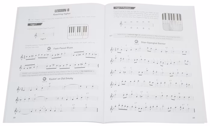 MS Fast Track Keyboard Level 1 - Klavierschule für Anfänger