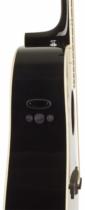 Fender LTD ED PM-1E Black - Elektroakustische Gitarre