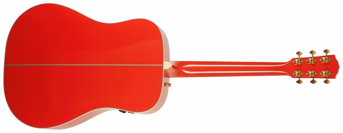 Fender LTD ED PM-1E Fiesta Red - Elektroakustische Gitarre