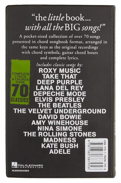 MS The Little Black Book Of All-Time Greatest Hits - Songbuch