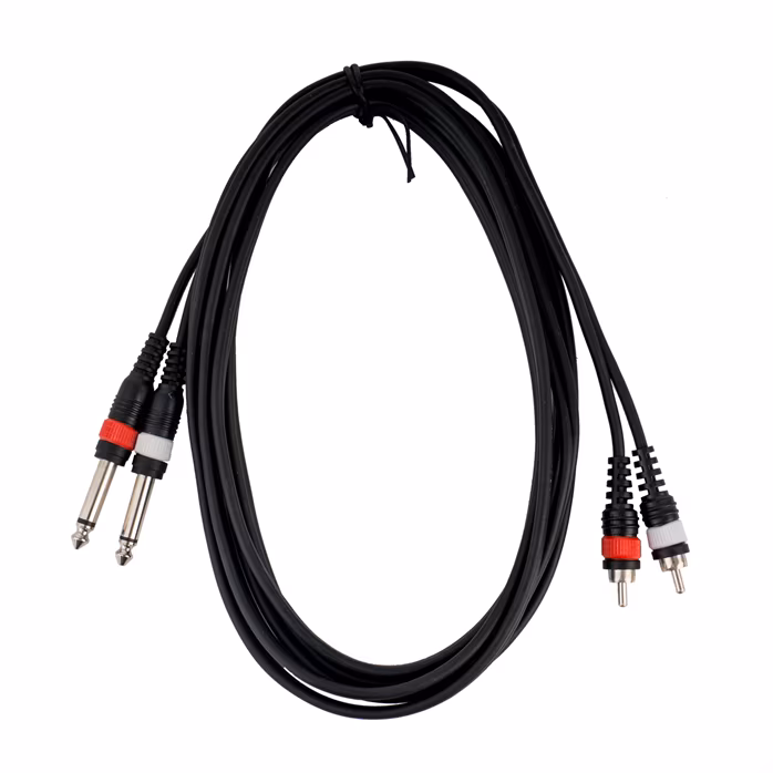 Cascha Audio Cable Stereo 3 m 6,3 mm - Verbindungskabel