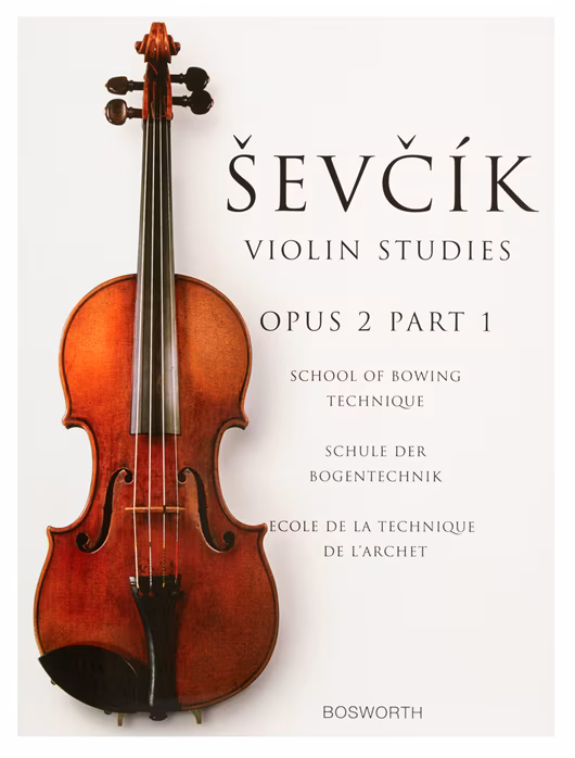 MS The Original Sevcik Violin Studies: School Of Bowing Technique Part 1 - Geigenschule für Anfänger