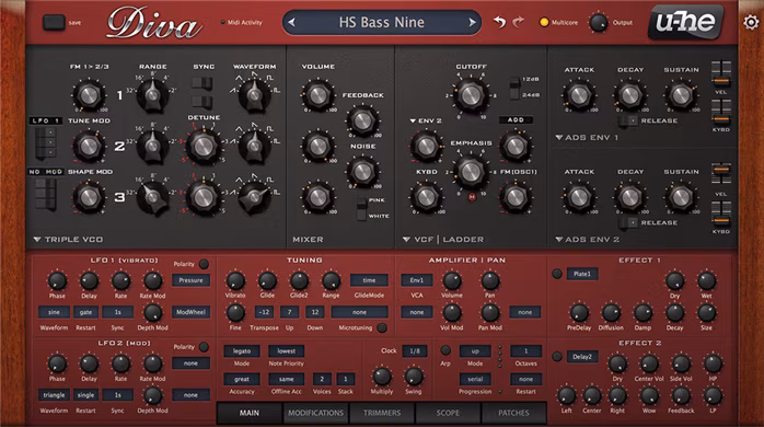 U-HE Diva - Software
