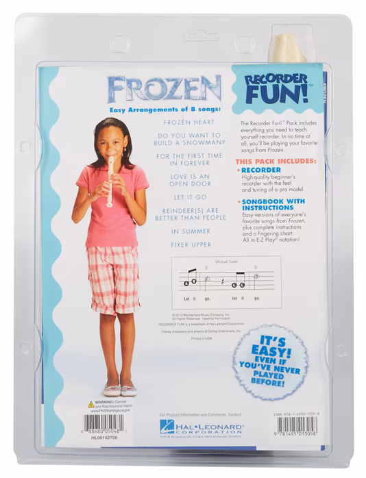 MS Frozen: Recorder Fun! - Noten für Blockflöte