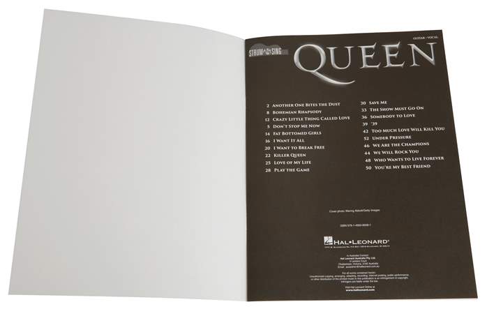 MS Queen: Strum & Sing Guitar - Gitarrennoten