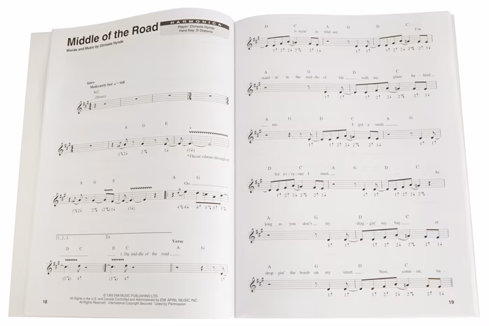 MS Harmonica Play-Along Volume 2: Rock Hits - Mundharmonika-Noten