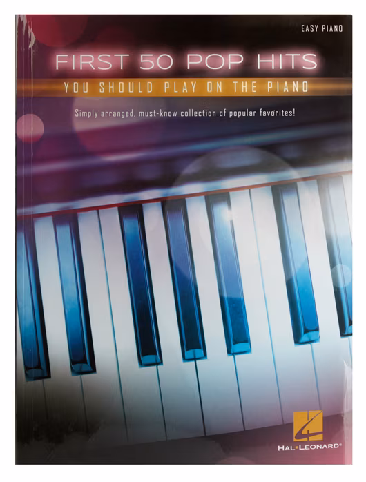 MS First 50 Pop Hits You Should Play On The Piano - Klaviernoten