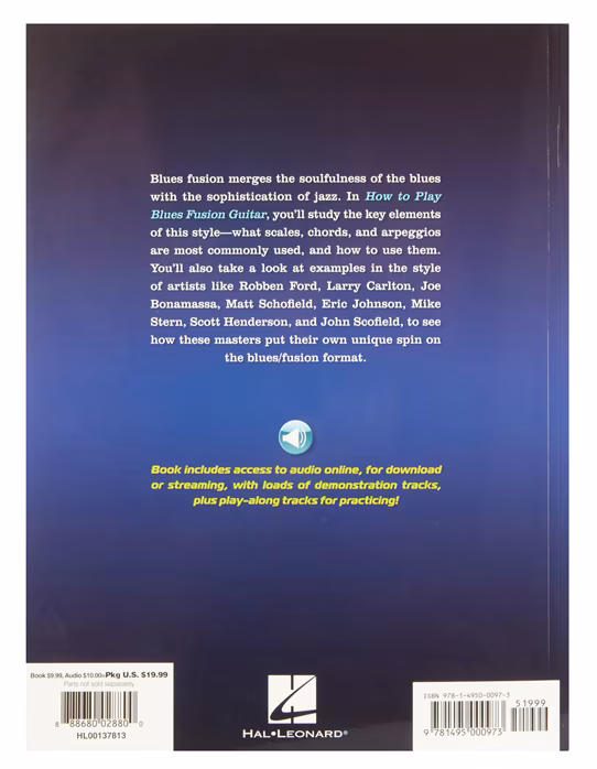 MS Hal Leonard - Joe Charupakorn: How To Play Blues-Fusion Guitar - Gitarrenschule für Anfänger
