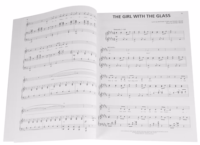 MS Amélie: A New Musical - Gesangsnoten