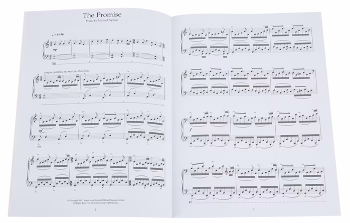 MS Nyman The Promise PF - Klaviernoten