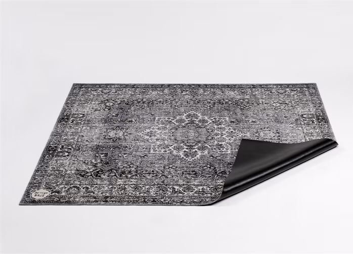 DRUMnBASE Vintage Persian Drum Mat 185 Grey - Schlagzeug-Teppich 