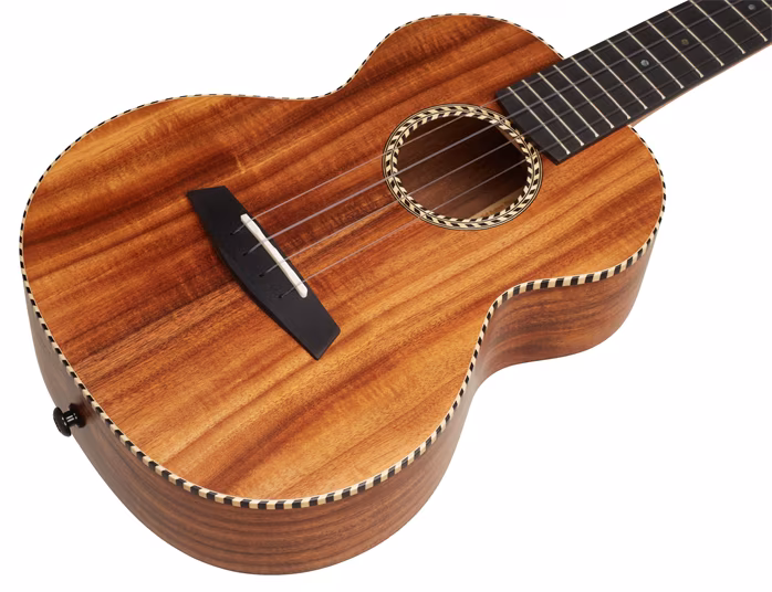 Cascha HH 2311 Tenor Acacia Ukulele Bundle - Akustische Ukulele