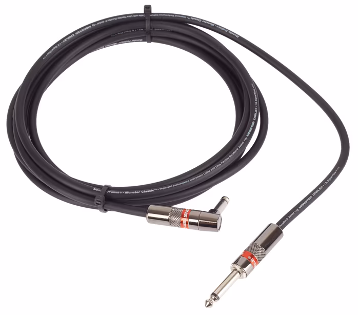 Monster Classic 12' Instrument Cable Angled - Instrumentenkabel