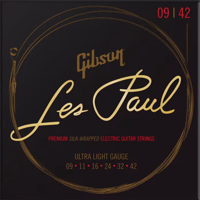 Gibson Les Paul Premium Electric Guitar Strings Ultra-Light - Saiten für E-Gitarre