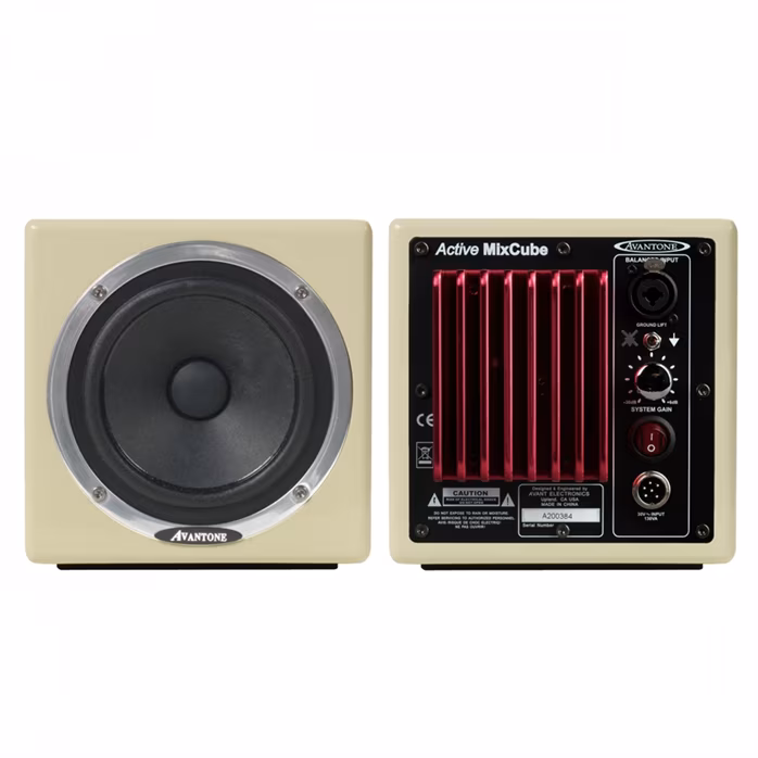 Avantone Pro Active MixCubes Buttercream (pair) - Aktive Studiomonitore