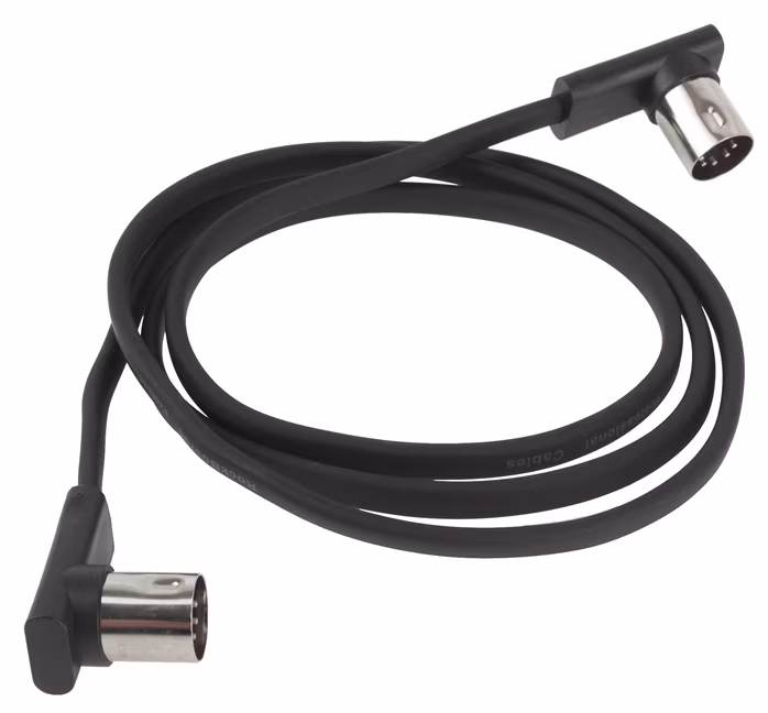 Rockboard Flat MIDI Cable Black 100 cm - MIDI Kabel