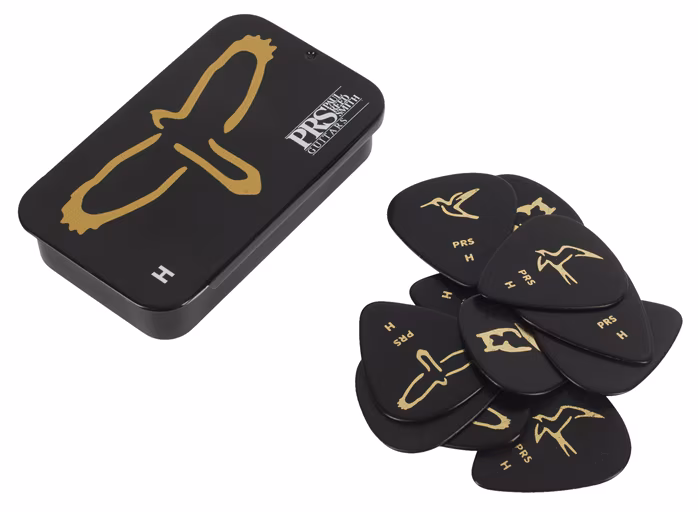 PRS Gold Birds Assorted Picks Tin (Heavy) - Plektren