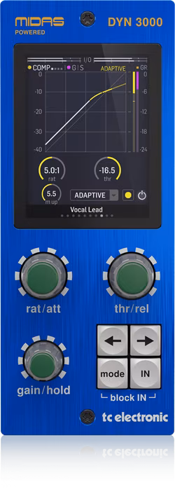 TC Electronic DYN 3000-DT - Kompressor, Limiter, Gate
