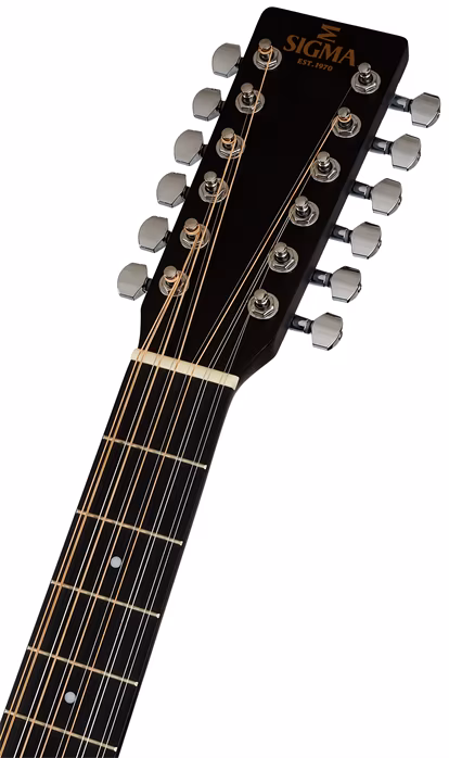 Sigma Guitars GM12E-BKB - Zwölfsaitige elektroakustische Gitarre