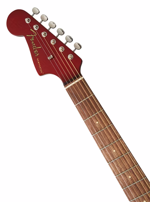 Fender Newporter Player LH WN CAR - Linkshänder elektroakustische Gitarre