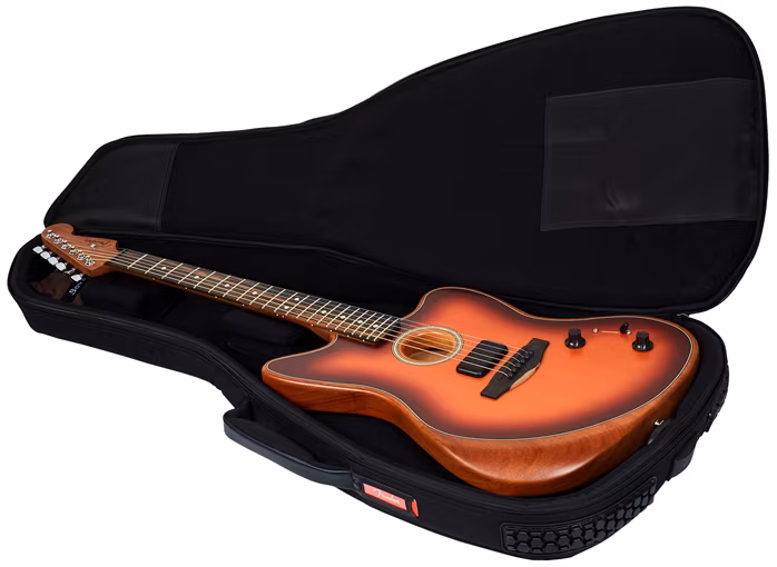 Fender American Acoustasonic Jazzmaster EB TBST - Elektroakustische Hybridgitarre