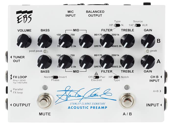 EBS Stanley Clarke Signature Preamp - Kontrabass-Vorverstärker