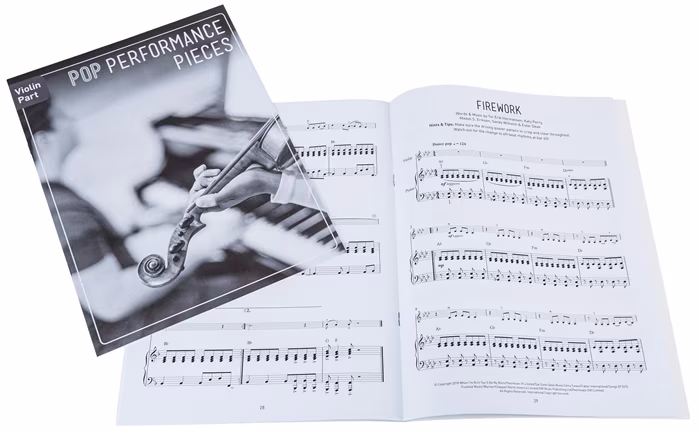 MS Pop Performance Pieces: Violin And Piano - Noten für Violine