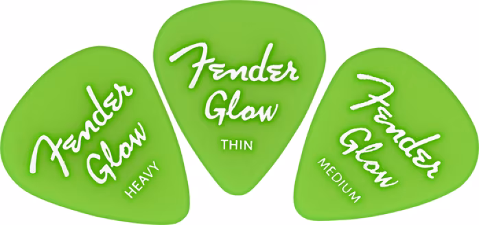 Fender Glow In The Dark 351 Picks - Plektren