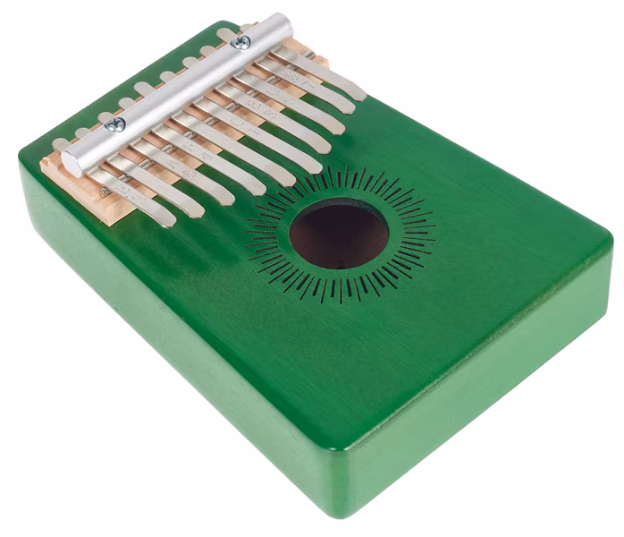 Sela Kalimba Mahogany 10 Green - Kalimba