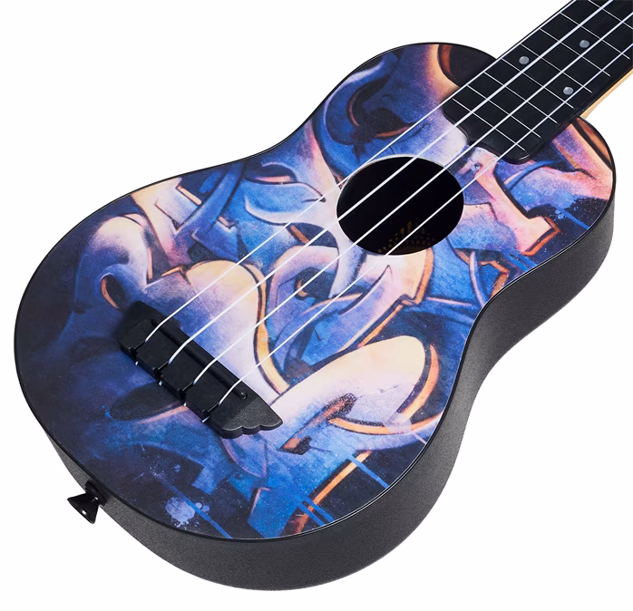 Flight TUS-40 Graffiti - Akustische Ukulele