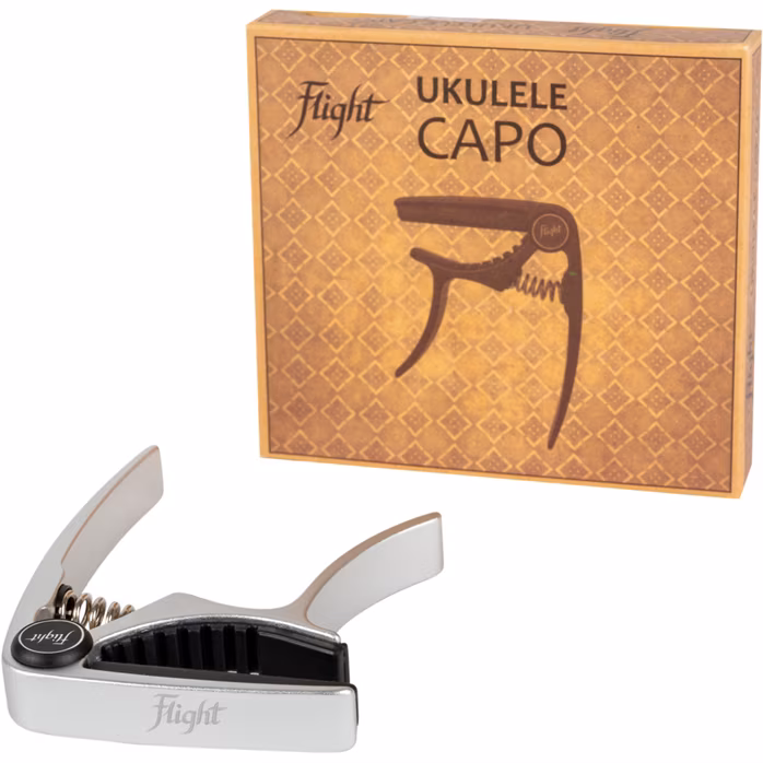 Flight Ukulele Capo Silver - Kapodaster