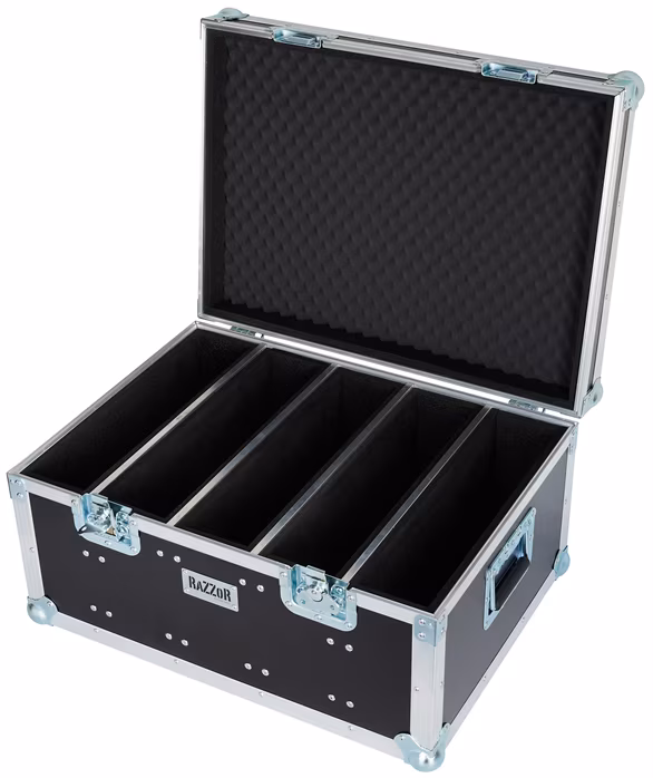 Razzor Cases 5x Cameo Thunderwash RGBW Case - Flight Case für Beleuchtung