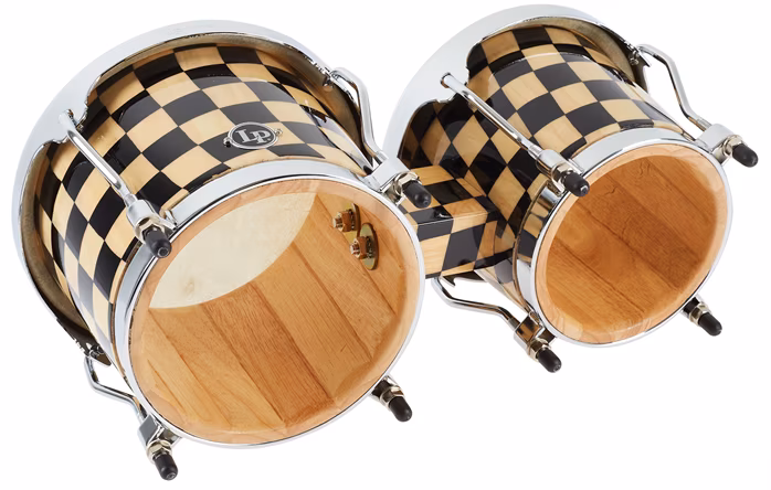 Latin Percussion Aspire Series Checkboard Bongo - Bongos