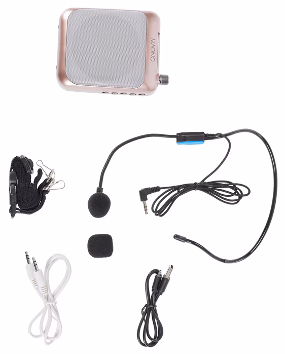 Maono AU-C01 Pink - Kondensator-Kopfbügelmikrofon