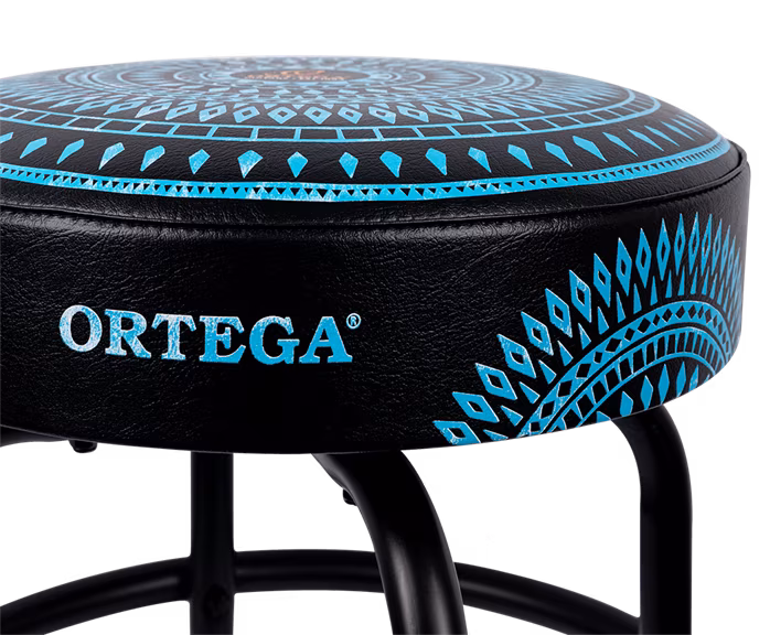 Ortega Bar Stool 24" Blue Kaleidoscope - Barhocker