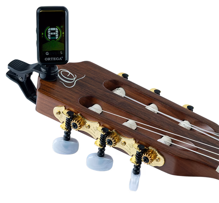 Ortega Chromatic Clip Tuner Easy Tune Black - Clip-On Stimmgerät