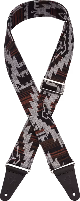Fender Zion Strap Black Aztec - Gitarrengurt