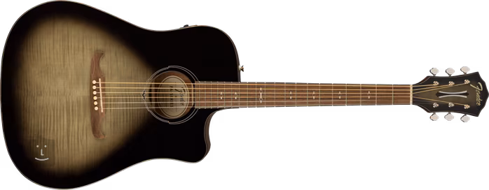 Fender T-bucket 300-CE FLM MPL MLB V3 - Elektroakustische Gitarre
