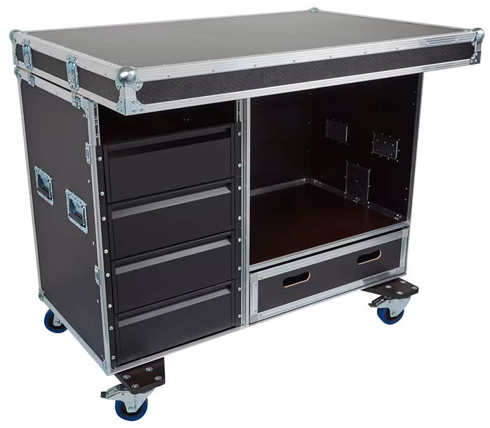 Razzor Cases Special table with drawers - Transport case