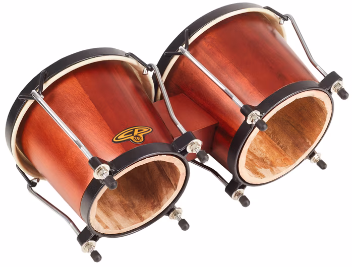 Latin Percussion Traditional Dark Wood Bongos - Bongos