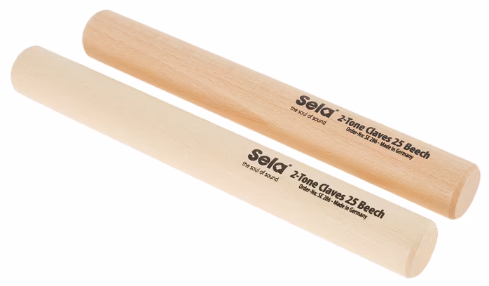 Sela 2-Tone Claves 25 Beech - Claves