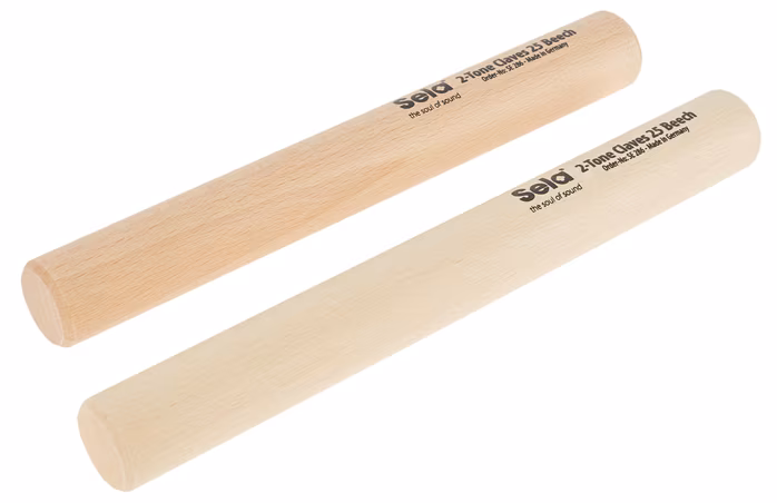 Sela 2-Tone Claves 25 Beech - Claves