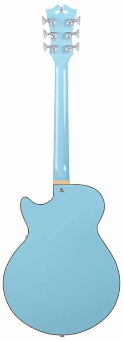 D'Angelico Single Cutaway Sky Blue - Semiakustische Gitarre