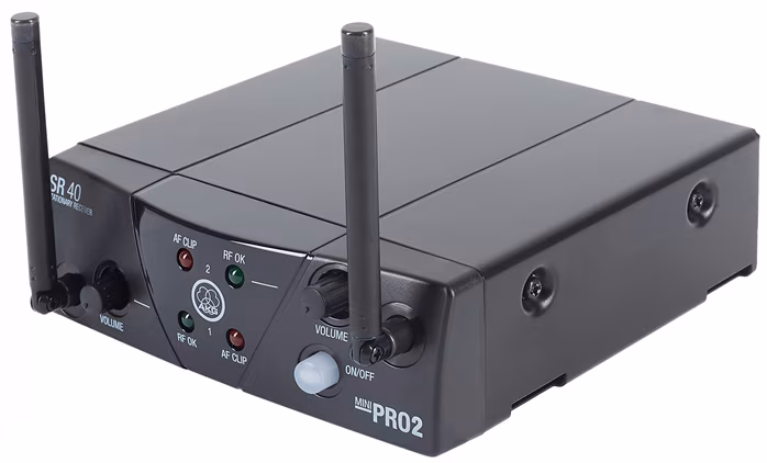 AKG WMS40 Mini2 Vocal Set Dual ISM 2/3 - Duales Wireless-Set