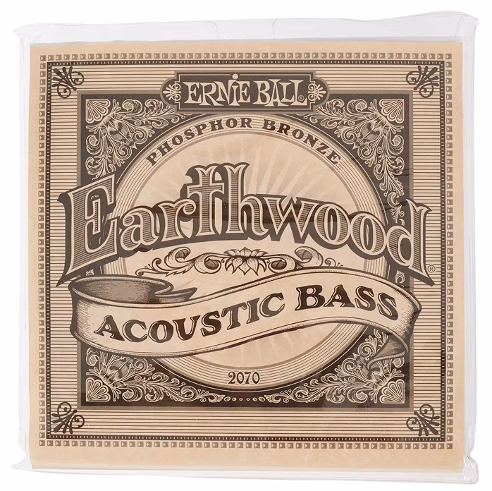 Ernie Ball 2070 Earthwood Phosphor Bronze Acoustic Bass 45-95 - Saiten für akustischen Bass