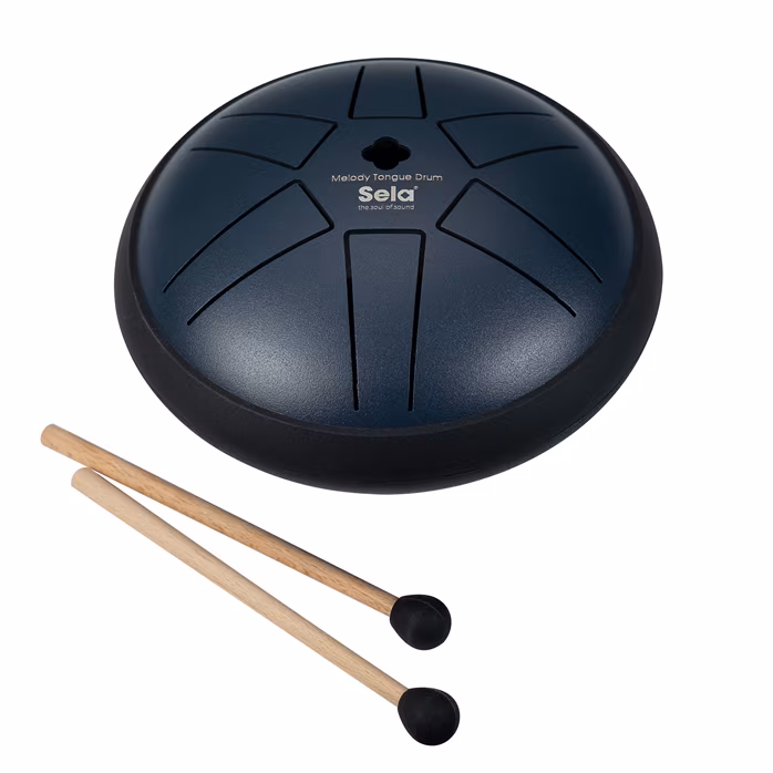 Sela 5,5" Melody Tongue Drum Navy Blue - Tonque Drum